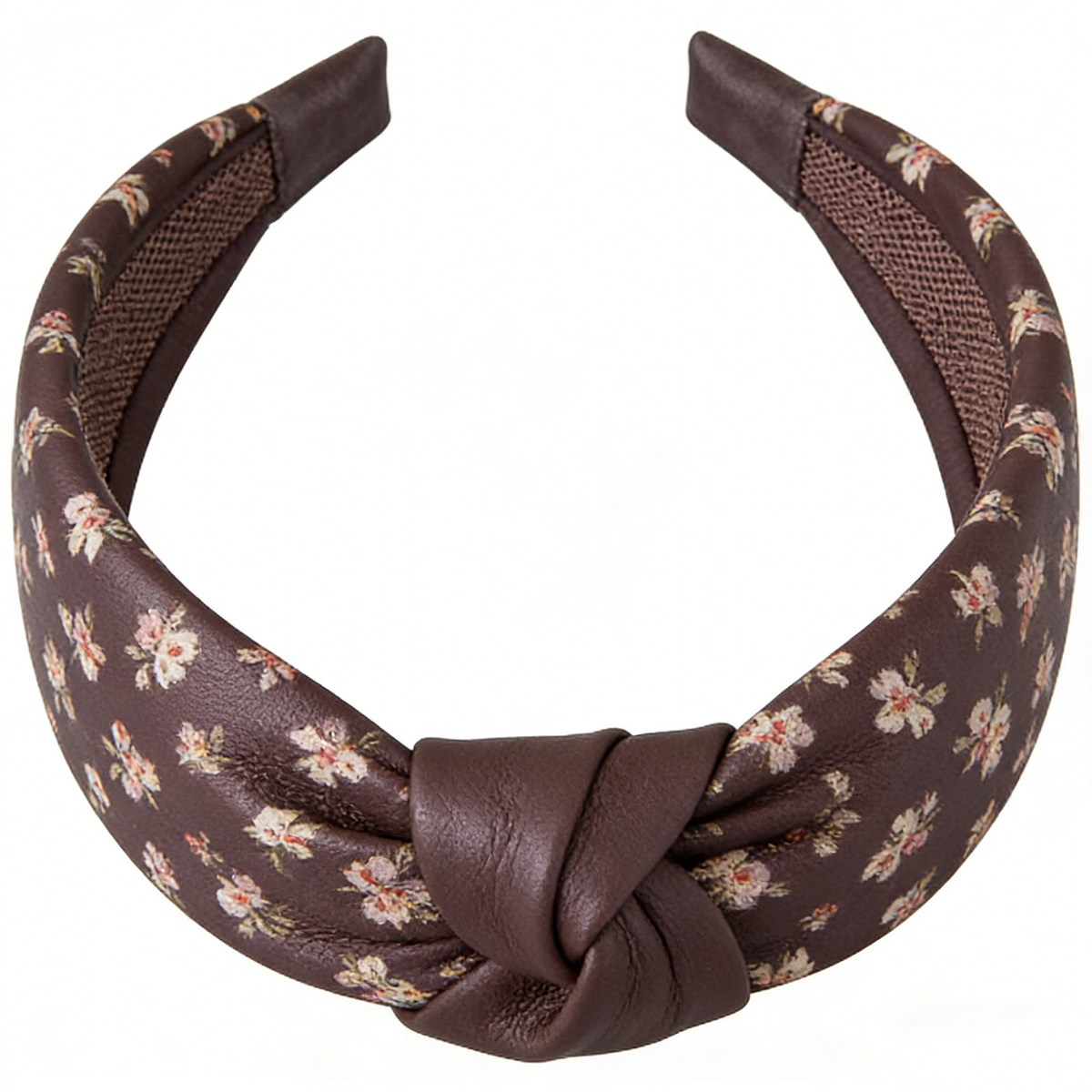 20 MM Brown Leather Hair Band
