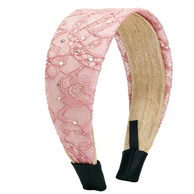 40 MM Satin and Lace Hair Band