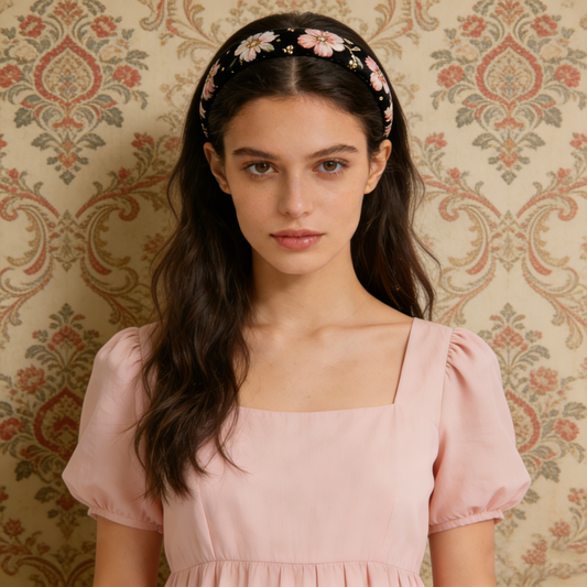 10 MM Bohemian Velvet Hair Band